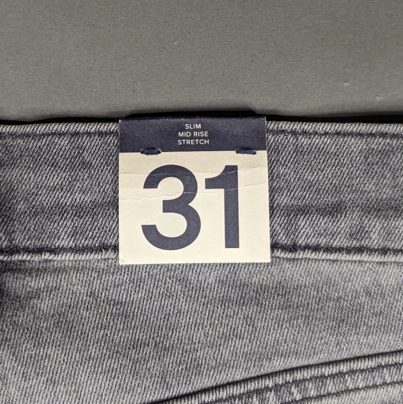 Gap Vintage Slim Mid-Rise Jean Washed Black,  NWT, (31/12R) - Picture 8 of 9